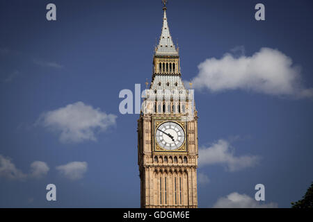 Big Ben stretta fino, London, Regno Unito Foto Stock