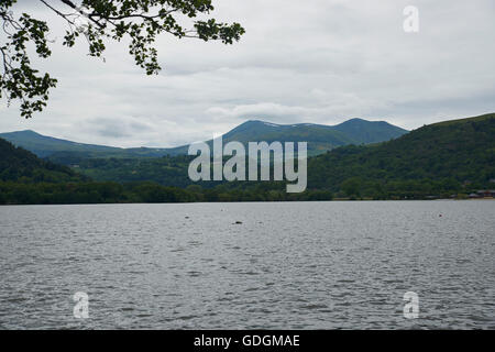 Lac Chambon al crepuscolo Foto Stock