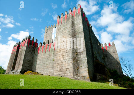 Guimaraes Castle - Portogallo Foto Stock