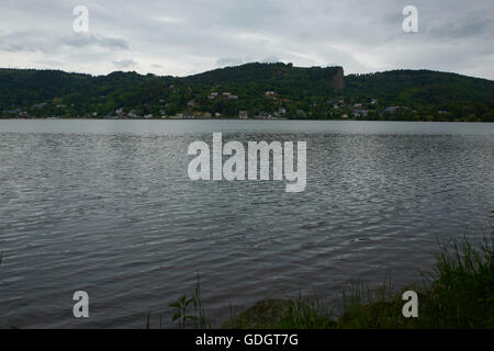 Lac Chambon al crepuscolo Foto Stock