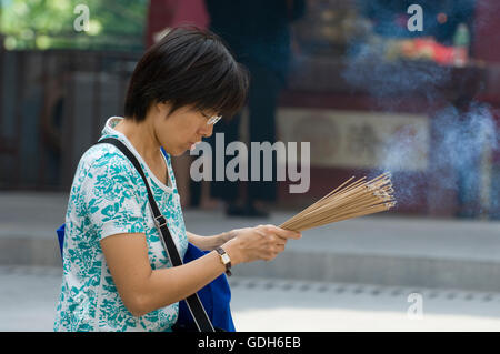 Wong Tai Sin Temple, Wong Tai Sin district, Kowloon, Hong Kong, Cina, Asia Foto Stock