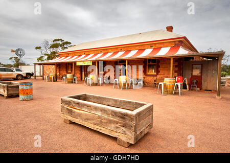 Prairie Hotel a Parachilna, un outback icona nel South Australia. Foto Stock