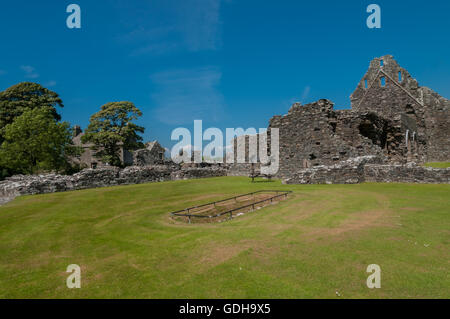 Il XII secolo Cistercense di Glenluce Abbey Dumfries & Galloway Scozia Scotland Foto Stock