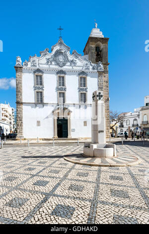 Matriz di Nossa Senhora do Rosario Chiesa, Olhao, Algarve, PORTOGALLO Foto Stock