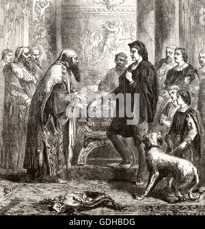 Migrazione di studiosi bizantina, Cosimo di Giovanni de' Medici, XV secolo Firenze, Italia, Europa Foto Stock