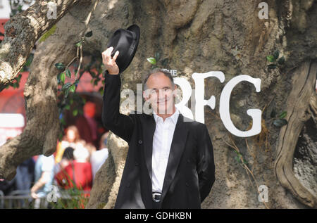 Londra, Regno Unito. 17 Luglio, 2016. Mark Rylance assiste il Regno Unito Premiere di 'La BFG' di Odeon Leciester Square. Credito: Ferdaus Shamim/ZUMA filo/Alamy Live News Foto Stock