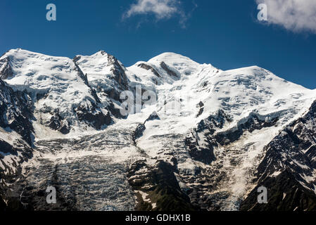 Massiccio del Monte Bianco Foto Stock