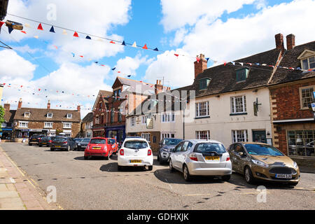 Luogo di mercato Oakham Rutland East Midlands UK Foto Stock