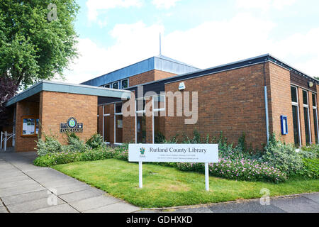 Rutland County Library Catmose Street Oakham Rutland East Midlands UK Foto Stock