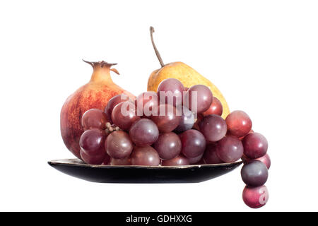 Una ciotola di frutta finta Foto stock - Alamy