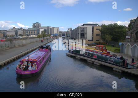 Fountainbridge edinburgh union canal fextival Foto Stock