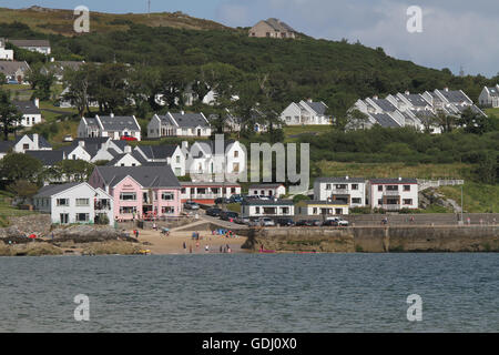 Il porto a Portsalon sul Lough Swilly, County Donegal Irlanda. Foto Stock