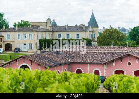 Château Lafite-Rothschild, Pauillac, Gironde, Francia Foto Stock