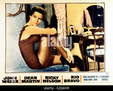 Rio Bravo, USA 1959, Regie: Howard Hawks, Darsteller: Angie Dickinson Foto Stock