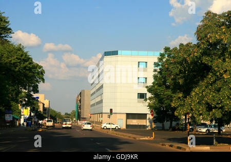 Scena di strada, Gaborone, Botswana Foto Stock