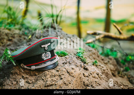 Diorama sconfitta delle forze fasciste nel territorio della Bielorussia al presso la bielorussa Museo della Grande Guerra Patriottica. Minsk, Foto Stock