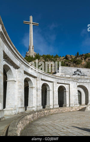 Valle dei Caduti (Valle de los Caidos), provincia di Madrid, Spagna. Foto Stock