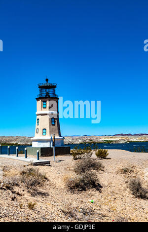 Sito Sei a Lake Havasu che può trasformarsi in un grande partito luogo in alcuni fine settimana come si vede nel famoso video di YouTube. Foto Stock