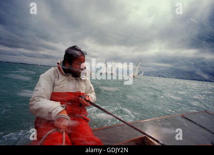 AJAX NEWS FOTO. 1993. SOLENT, Inghilterra. - X-classe di barche a chiglia RACING. Foto:JONATHAN EASTLAND/AJAX REF: 21411-1/7 Foto Stock