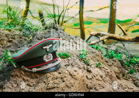 Diorama sconfitta delle forze fasciste nel territorio della Bielorussia al presso la bielorussa Museo della Grande Guerra Patriottica. Minsk, Foto Stock