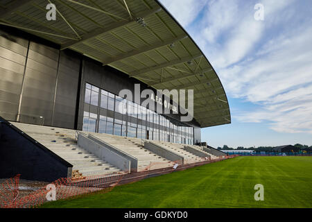 A.F.C. Fylde è un professionista di football club originariamente noto come Kirkham & Wesham attualmente membri della Lega nazionale nord Foto Stock