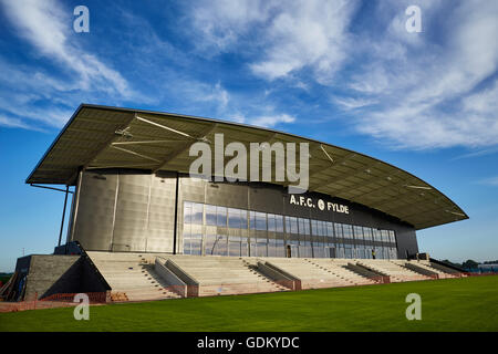 A.F.C. Fylde è un professionista di football club originariamente noto come Kirkham & Wesham attualmente membri della Lega nazionale nord Foto Stock