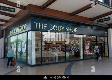 Il negozio di corpo di diramazione in westwood cross east kent UK Luglio 2016 Foto Stock