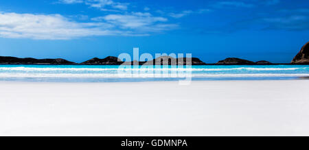 Il paesaggio costiero, Lucky Bay, Esperance Australia Occidentale Foto Stock