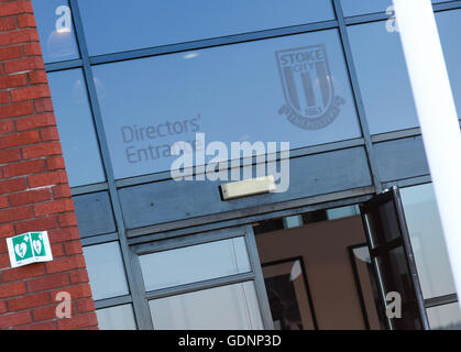 Amministrazione' entrata a bet365 Stadium, casa di Premier League inglese football club Stoke City, Stoke-on-Trent, Staffordshire REGNO UNITO Inghilterra Foto Stock