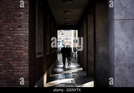 Van Gogh, occhi seguono un paio di passeggiate a Colonia, in Germania. Foto Stock