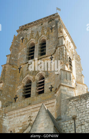 Campanile della St Gervais duomo (XIII secolo). Lectoure. Gers. La Francia. Foto Stock