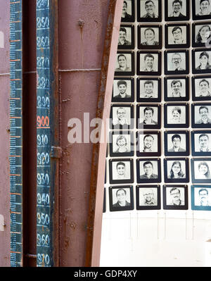 Dettaglio esaminando convertito silo di storage. Immaginate di Studio presso gli alberi, Mumbai, India. Architetto: Studio Lotus, 2016. Foto Stock