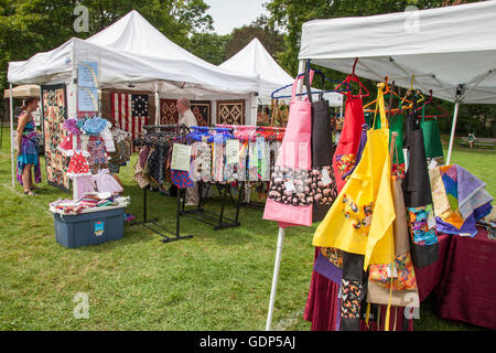 Una mostra d'arte a Stockbridge, Massachusetts Foto Stock