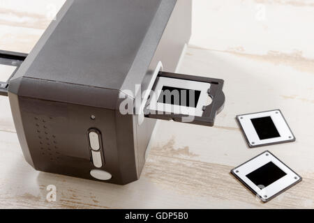 Uno scanner per pellicole e diapositive Foto Stock