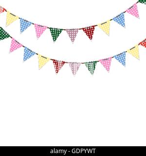 Parte dello sfondo con bandiere illustrazione vettoriale Illustrazione Vettoriale