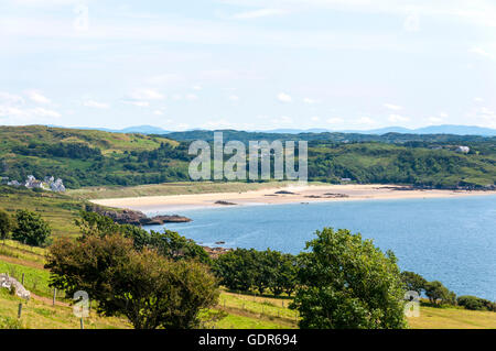 Fintra beach o Fintragh strand vicino a Killybegs, County Donegal, Irlanda Foto Stock