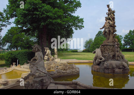 Seehof Castello, Memmelsdorf vicino a Bamberg, Alta Franconia, Baviera, Germania, Europa. Foto Stock