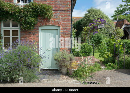 Cottage Lychgate Hambleden, Buckinghamshire, Inghilterra Foto Stock