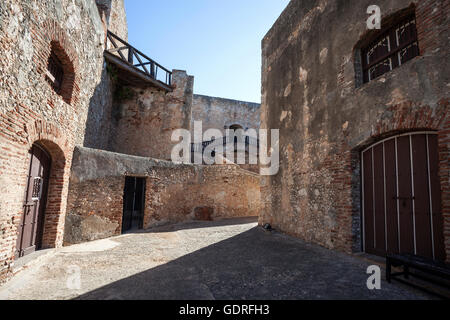 El Morro, Castillo el Morro di Santiago di Cuba, Provincia di Santiago de Cuba, Cuba Foto Stock