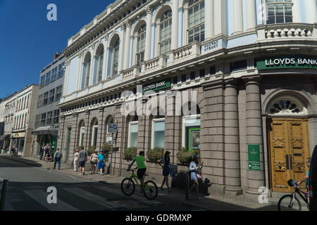 Lloyds Bank,Broad Street,St.helier,jersey,Isole del Canale, Foto Stock