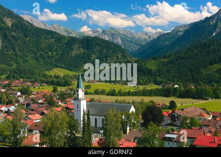 Geografia / viaggi, in Germania, in Baviera, Bad Hindelang, townscape, Additional-Rights-Clearance-Info-Not-Available Foto Stock