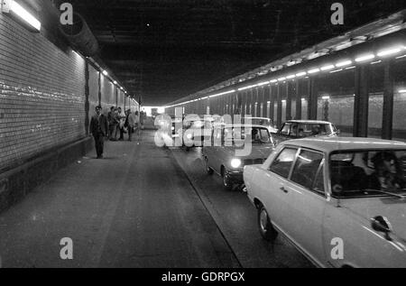 Il Paul-Heyse-sottopassaggio a Monaco di Baviera, 1978 Foto Stock