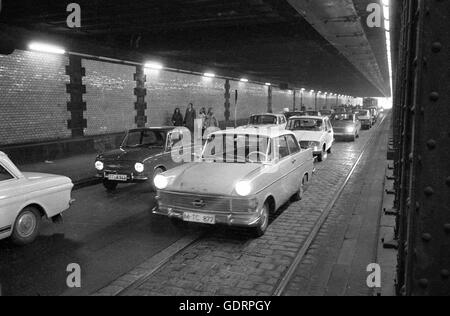 Il Paul-Heyse-sottopassaggio a Monaco di Baviera, 1977 Foto Stock