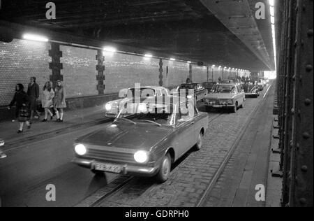 Il Paul-Heyse-sottopassaggio a Monaco di Baviera, 1976 Foto Stock