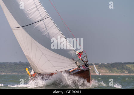 Cowes, Isle of Wight, Regno Unito. Il 20 luglio, 2016. Panerai British regata classica settimana, Cowes, Isle of Wight Credito: Gillian Downes/Alamy Live News Foto Stock