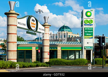 Trafford Park shopping centre, Dumplington, Greater Manchester, Inghilterra, Regno Unito Foto Stock