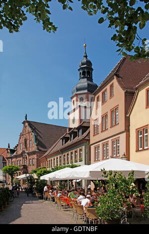 Geografia / viaggi, GERMANIA Baden-Wuerttemberg, Ettlingen, municipio, zona pedonale, street cafe, Foto Stock