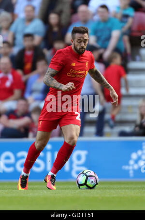 Liverpool's Danny Ings durante la pre-stagione amichevole al DW Stadium, Wigan. Foto Stock