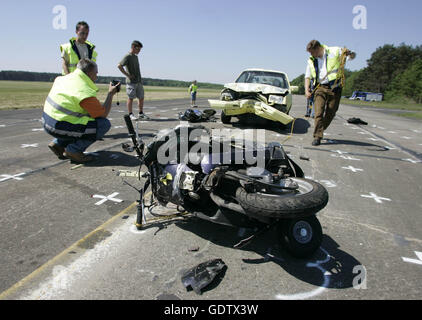 Crash test Foto Stock