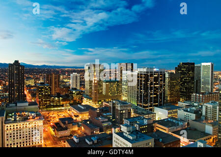 Skyline, Denver Colorado Foto Stock